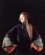 Joseph Decamp The Blue Mandarin Coat painting